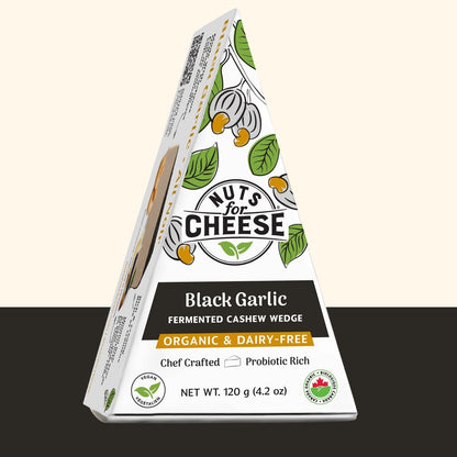 Black Garlic Vegan Cheese