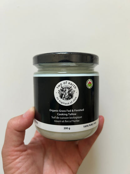 Organic Grass Fed/Finished Cooking Tallow