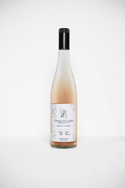 Non-Alcoholic Probiotic Prosecco Alternative (Peach & Honey) (750 mL Bottles)