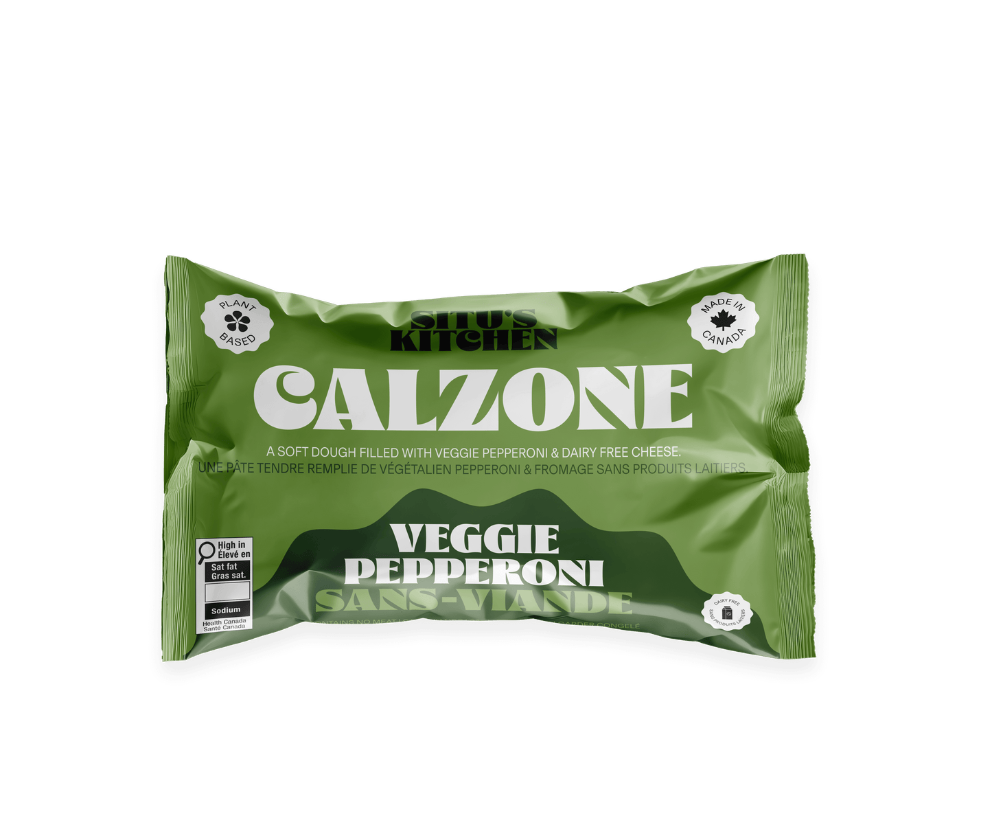 Vegan Pepperoni Calzone