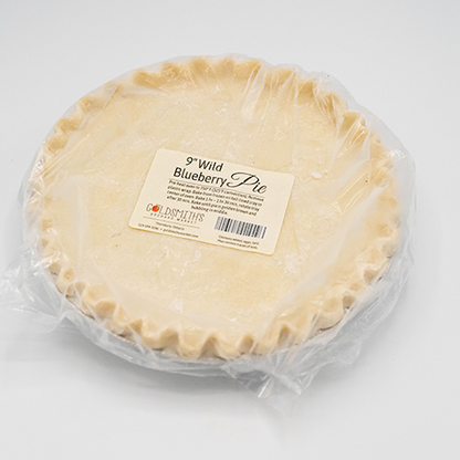 Wild Blueberry Pie