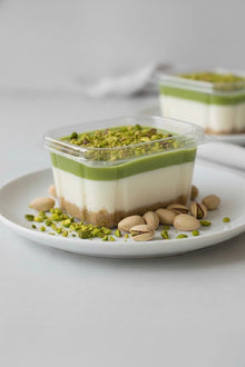 Pistachio Cheesecake (Vegetarian and 100% Eggless) 6 oz.