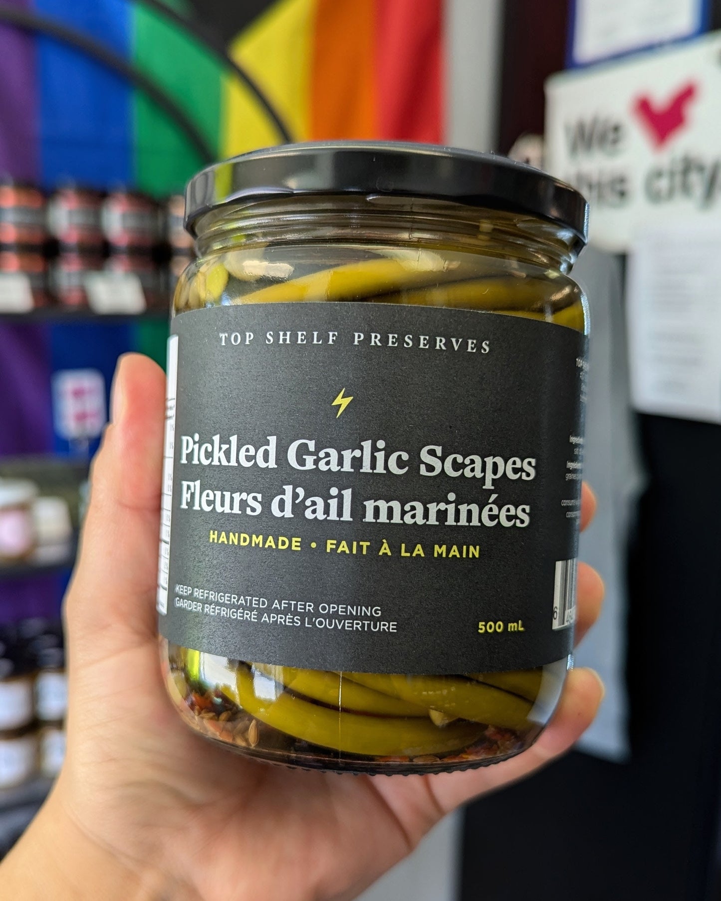 Pickled Garlic Scapes