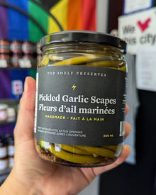 Pickled Garlic Scapes