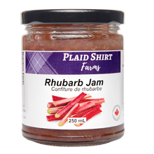 Plaid Shirt Farms Rhubarb Jam – 250 ml