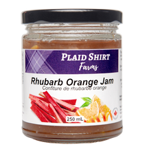 Plaid Shirt Farms Rhubarb Orange Jam – 250 ml