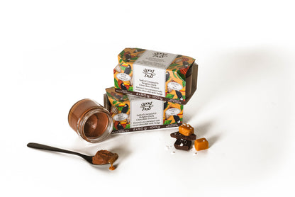 Chilled Dark Chocolate and Salted Caramel Belgian Chocolate Desert