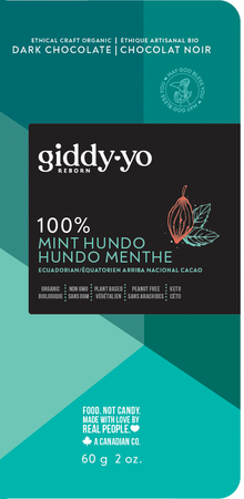 Mint Hundo 100% Dark Chocolate Bar