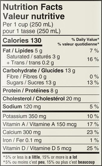 Organic 2% Partly Skimmed Milk - 1L PET Bottles