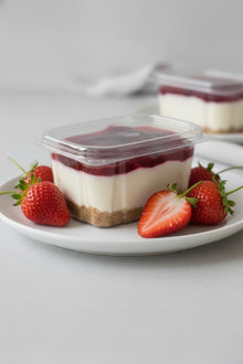 Strawberry Cheesecake (Vegetarian and 100% Eggless) 6 oz.