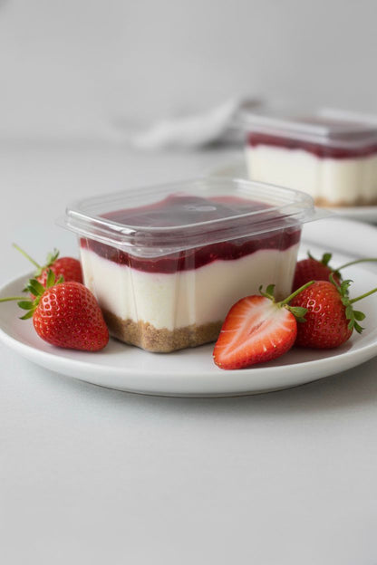Strawberry Cheesecake (Vegetarian and 100% Eggless) 6 oz.