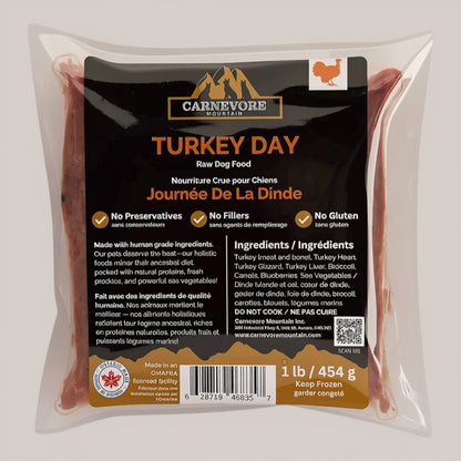 Turkey Day Raw Dog Food