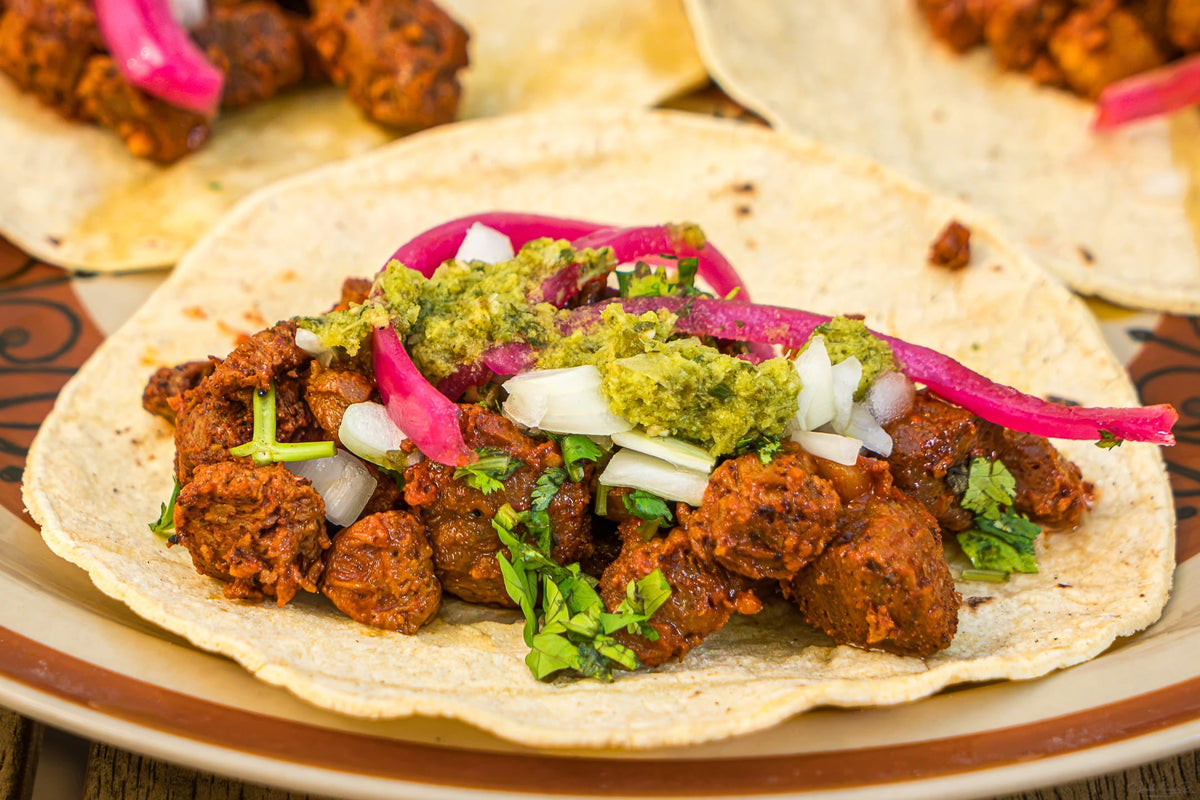 Vegan Soy and Potato Tacos