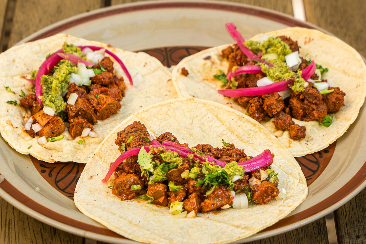 Vegan Soy and Potato Tacos