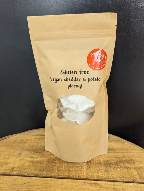 Gluten Free Vegan Cheddar and Potato Pierogi