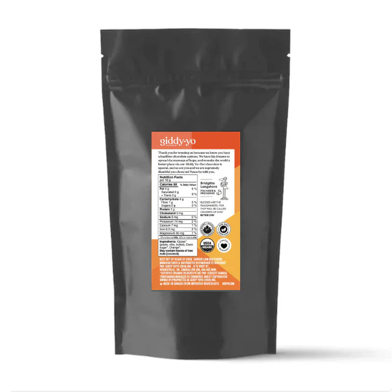 Orange Crunchy 78% Dark Chocolate Bar