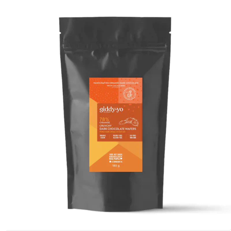 Orange Crunchy 78% Dark Chocolate Bar